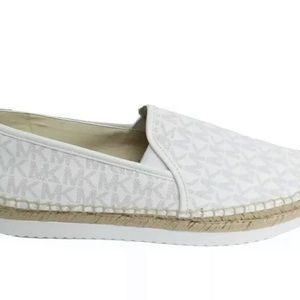 Micheal Kors White Espadrilles MK 7